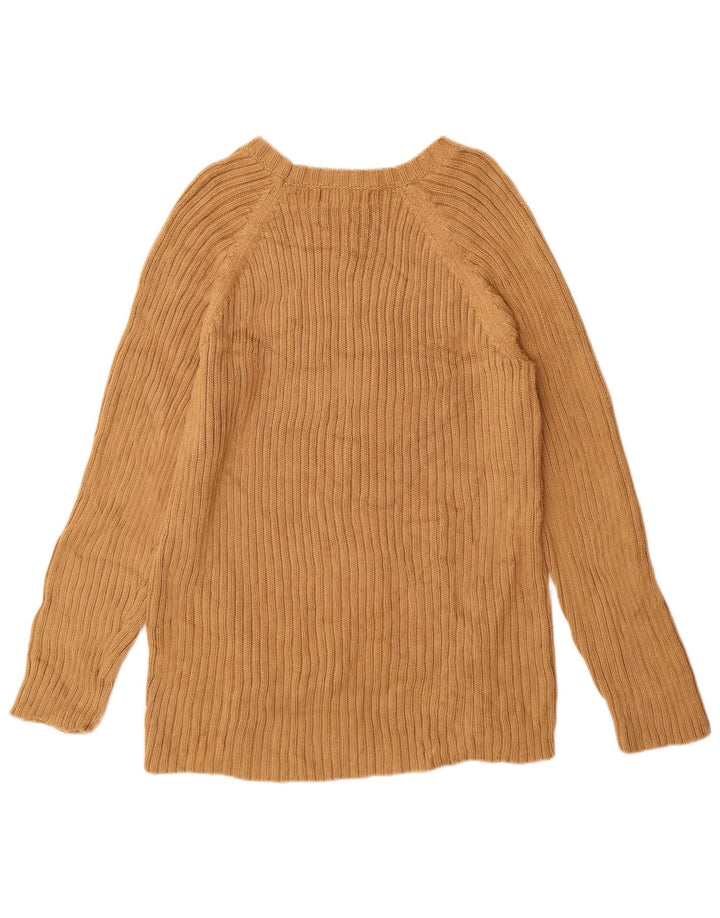 MICHAEL KORS Γυναικείο πουλόβερ Longline Boat Neck Jumper UK 18 XL Beige