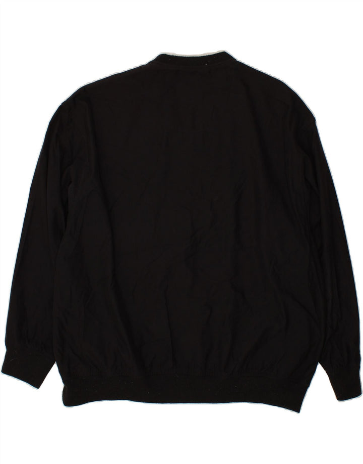 EDDIE BAUER Mens Pullover Tracksuit Top XL Black Polyester Vintage Eddie Bauer and Second-Hand Eddie Bauer from Messina Hembry 