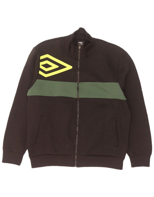 Ανδρική φόρμα Umbro Graphic Top Jacket 2XL Μαύρο Colourblock Βαμβακερό