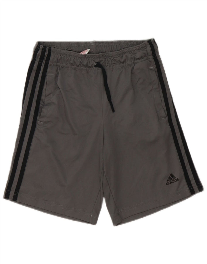Αθλητικό σορτς ADIDAS Boys Aeroready 9-10 ετών Γκρι Πολυεστέρας