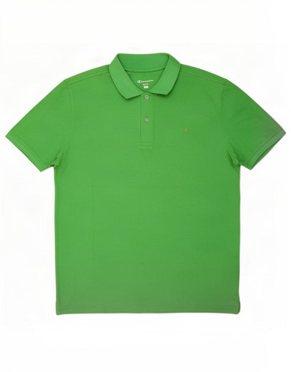 Champion Ανδρικό πουκάμισο Polo Easy Fit Large Green
