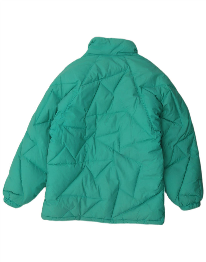Vintage γυναικείο υπερμεγέθη τζάκετ IT 46 Large Green Polyamide