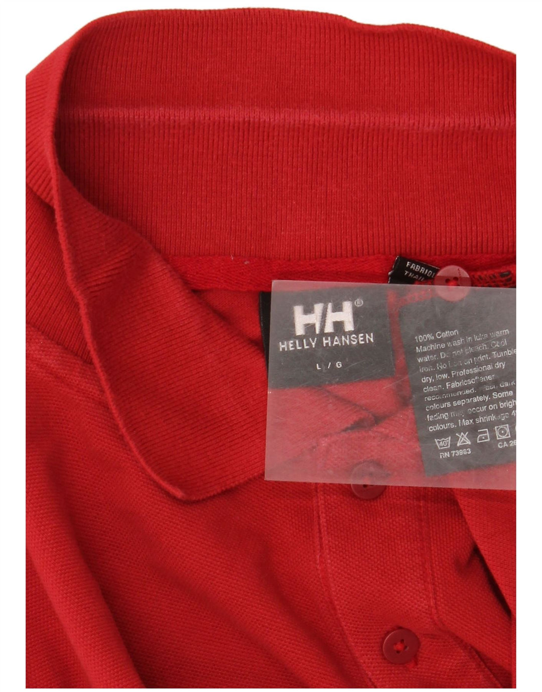 Helly Hansen Ανδρικό Πόλο Μπλουζάκι μεγάλο κόκκινο βαμβακερό