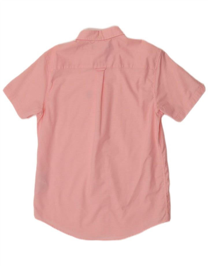 Ανδρικό κοντομάνικο πουκάμισο Ben Sherman, μεσαίο ροζ βαμβακερό