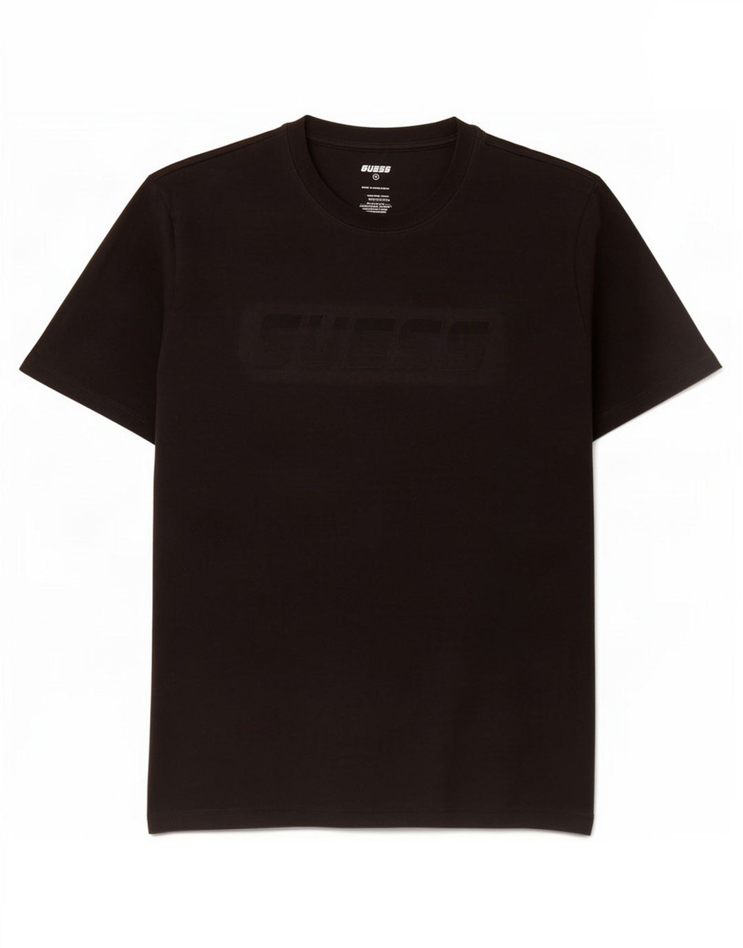 Ανδρικό γραφικό μπλουζάκι Guess Top Medium μαύρο βαμβακερό