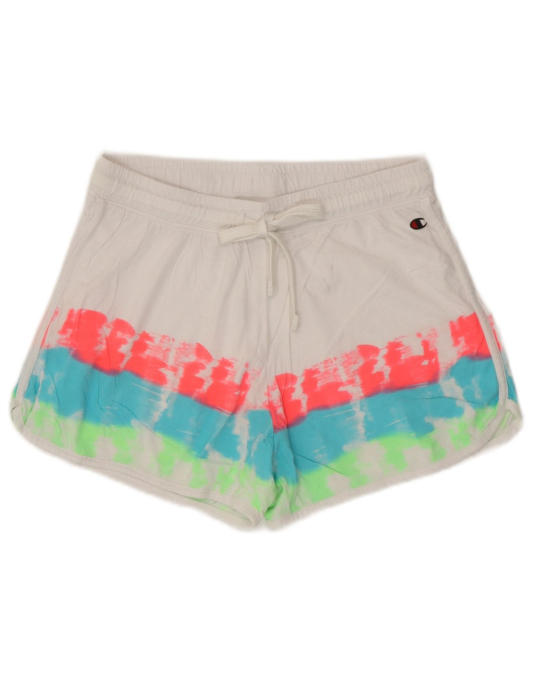 CHAMPION Γυναικείο Αθλητικό Σορτς ΗΒ 12 μεσαία λευκή βαμβακερή γραβάτα