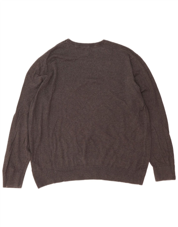 Ανδρικό πουλόβερ GAP Crew Neck Jumper XL Γκρι βαμβακερό