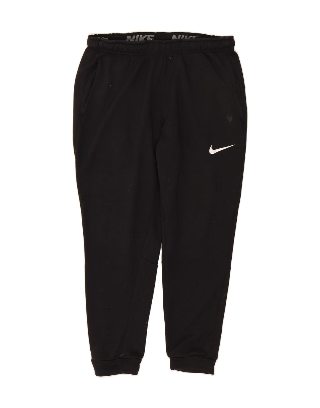 NIKE Mens Tracksuit Trousers Joggers Large Black Polyester Vintage Nike and Second-Hand Nike from Messina Hembry 