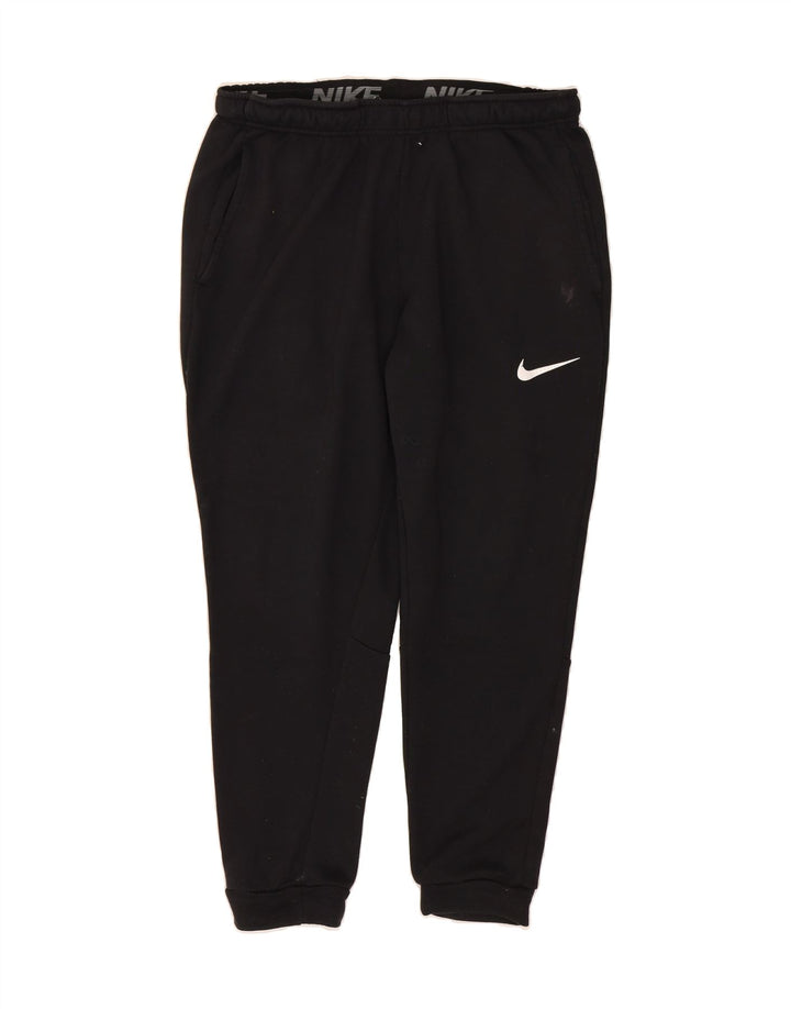 NIKE Mens Tracksuit Trousers Joggers Large Black Polyester Vintage Nike and Second-Hand Nike from Messina Hembry 