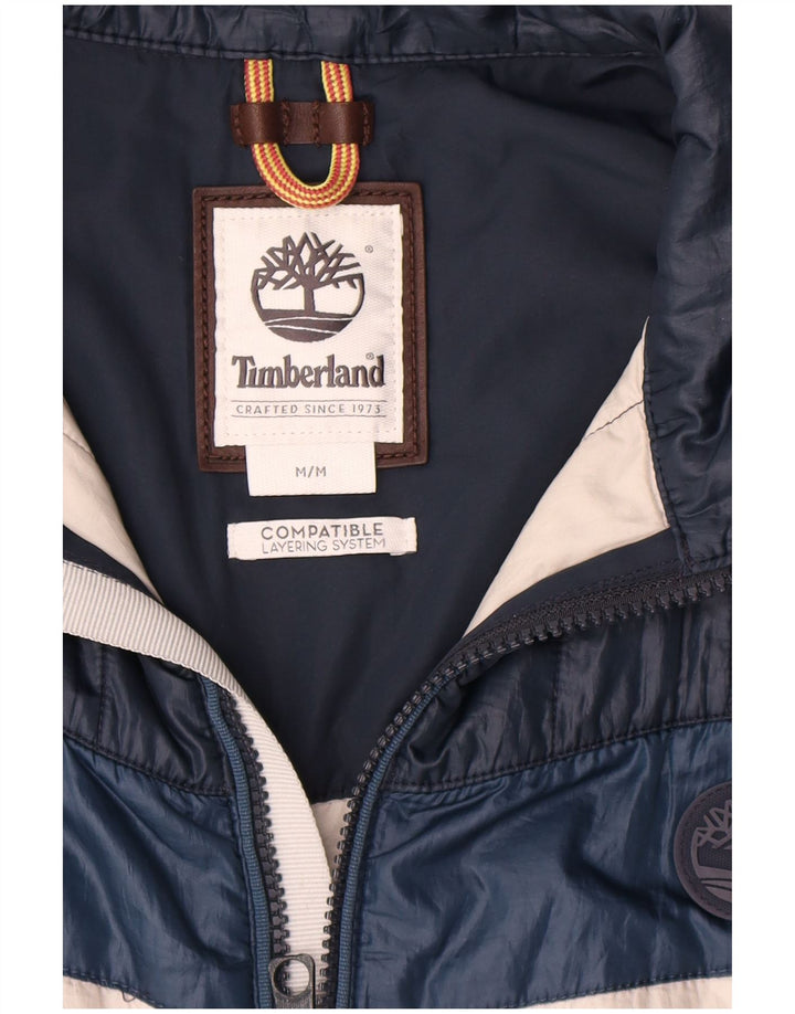 Timberland Ανδρικό padded Gilet UK 38 Medium White Colorblock Πολυεστέρας
