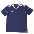 Ανδρικό T-shirt Adidas Climalite Top Large Navy Blue Colorblock Πολυεστέρας