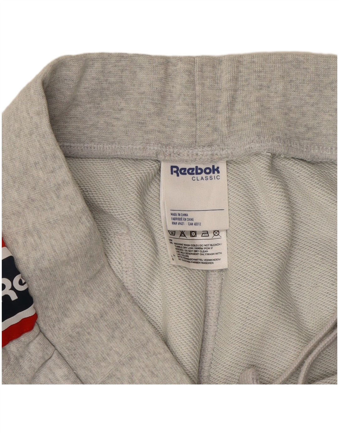 Ανδρική φόρμα γραφικής Reebok Παντελόνι Joggers Medium Grey Colourblock