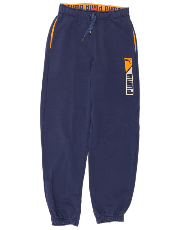 Puma Boys Graphic αθλητική φόρμα παντελόνι Joggers 13-14 ετών Navy Blue