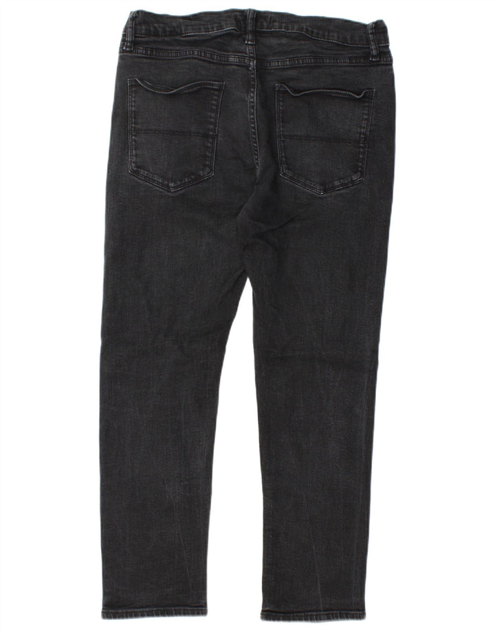 Marks & Spencer Ανδρικό Slim Jeans W32 L26 Μαύρο βαμβακερό