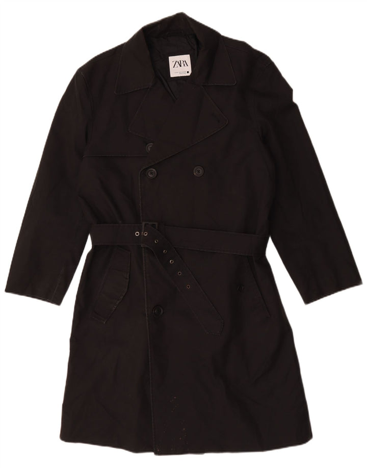 Zara Ανδρική καμπαρντίνα UK 38 Medium Black Polyester
