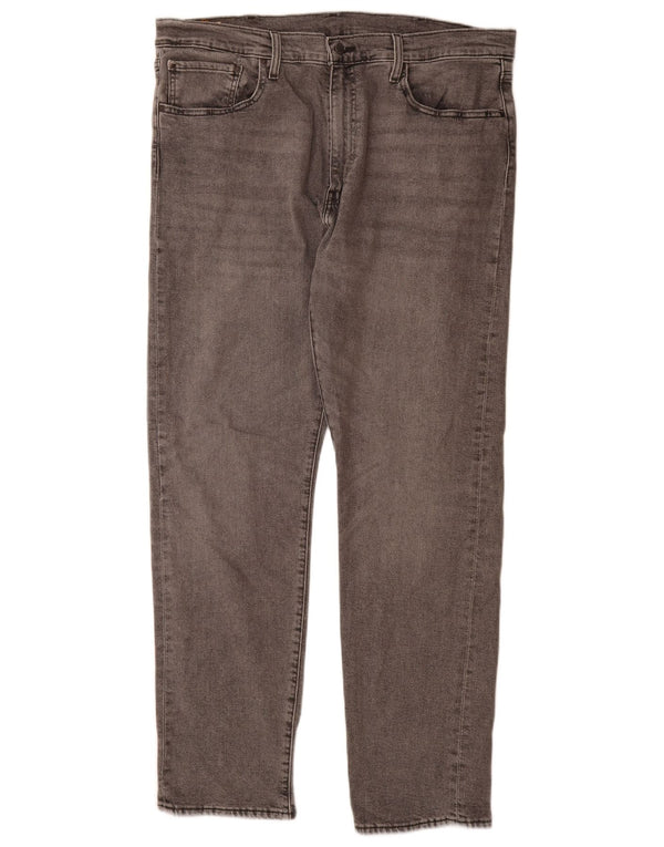 Levi's Mens 502 Tapered Jeans W38 L34 Γκρι βαμβακερό