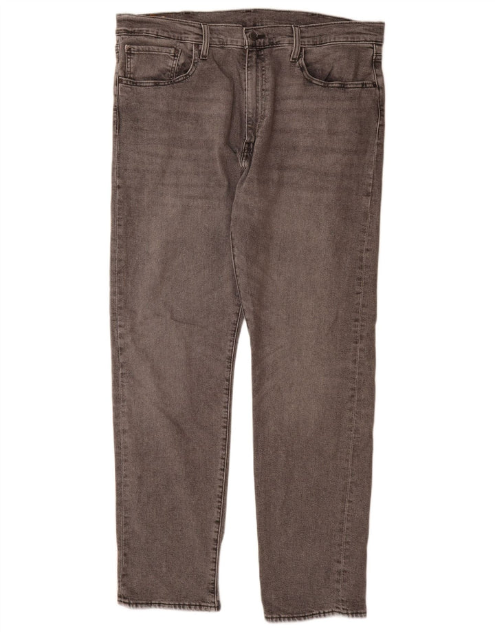 Levi's Mens 502 Tapered Jeans W38 L34 Γκρι βαμβακερό