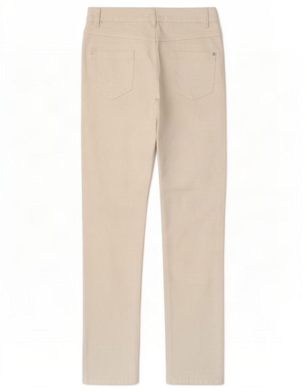M&Co Γυναικεία ίσια τζιν UK 10 Small W27 L28 Λευκό βαμβακερό
