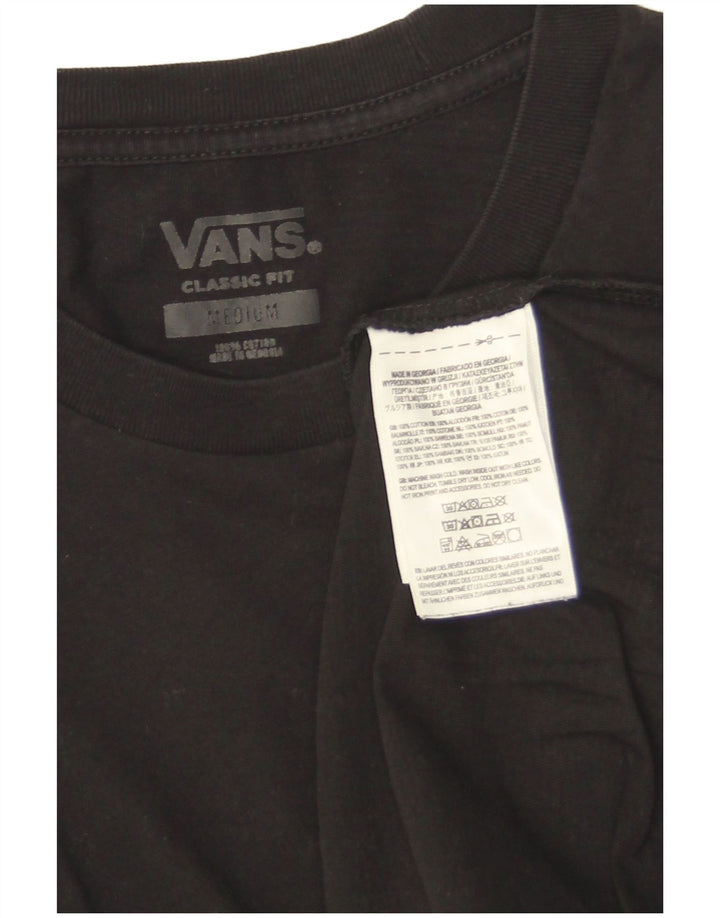 Ανδρικό μπλουζάκι Vans Classic Fit Top Μεσαίο μαύρο βαμβακερό