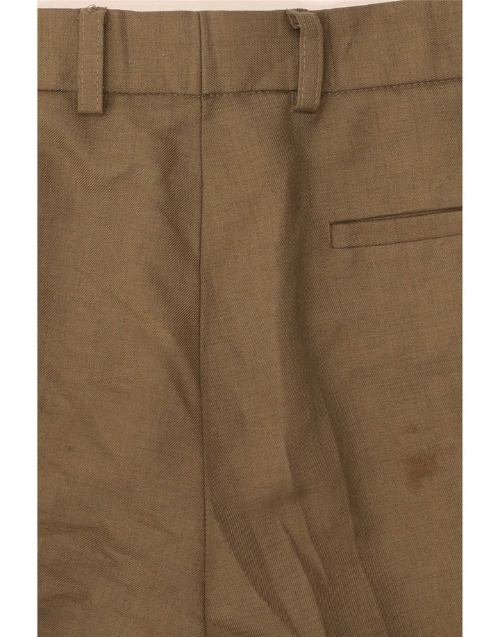Ανδρικό παντελόνι Chino Marks & Spencer W32 L33 Khaki Polyester