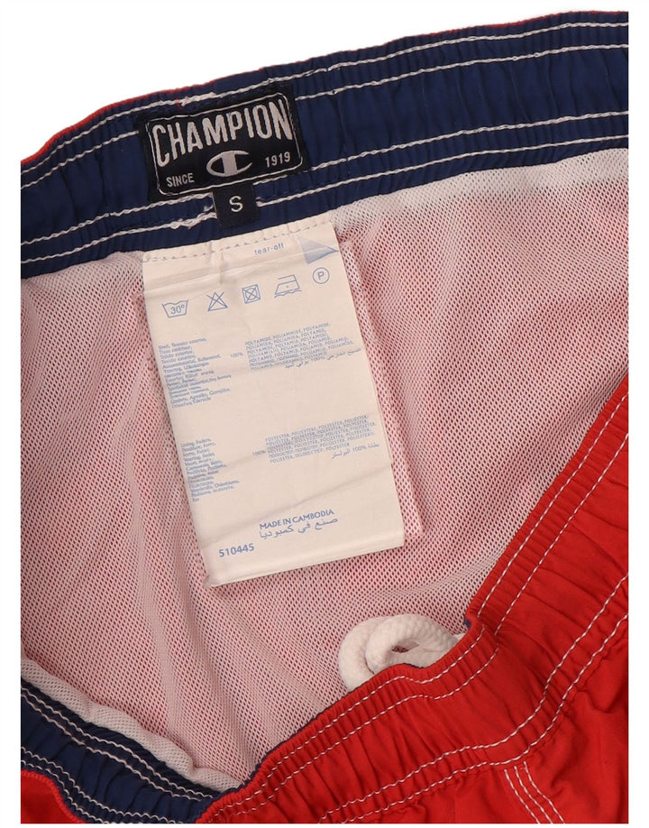 Ανδρικό σορτς κολύμβησης Champion Μικρό κόκκινο πολυαμίδιο
