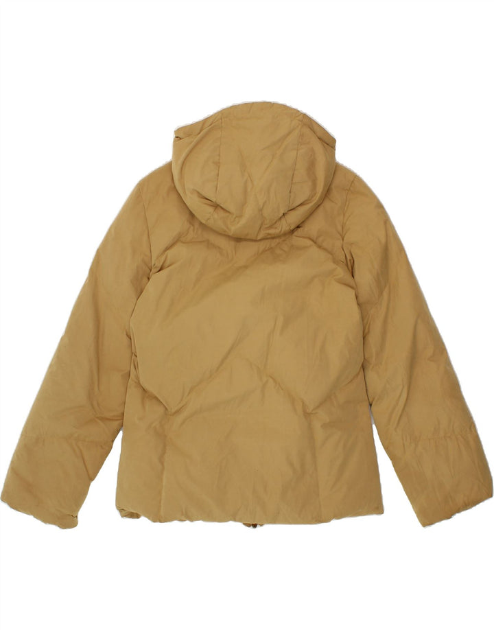 BELFE Womens Hooded Padded Jacket UK 8 Small  Beige Polyamide Vintage Belfe and Second-Hand Belfe from Messina Hembry 
