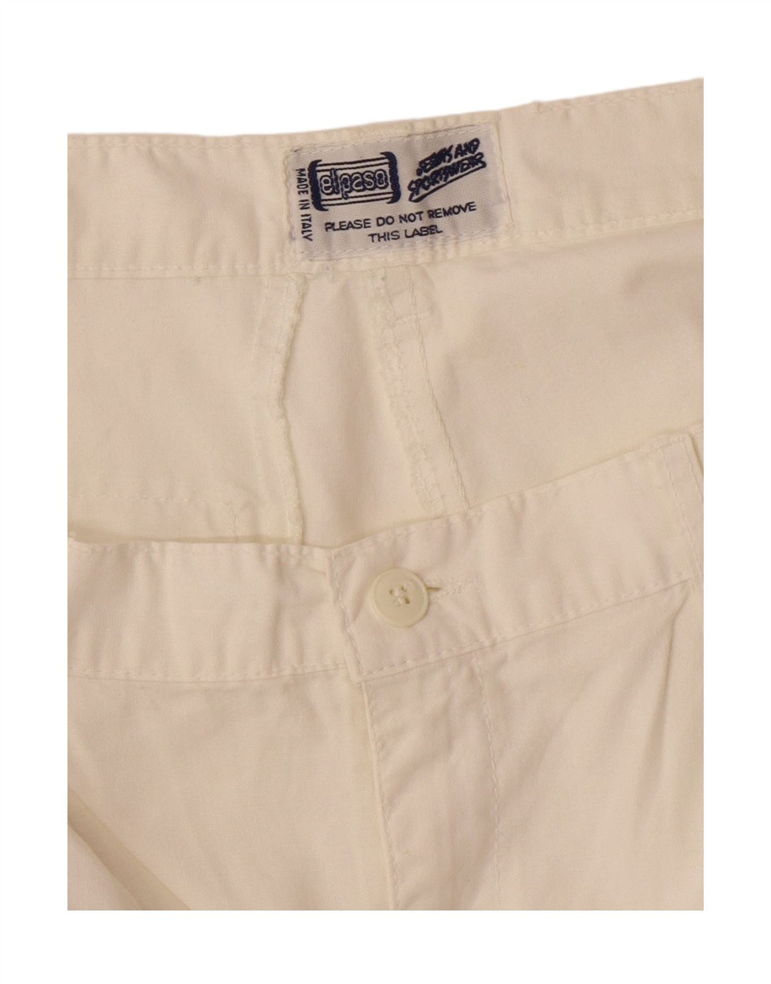 VINTAGE Womens Straight Chino Trousers W30 L29 White