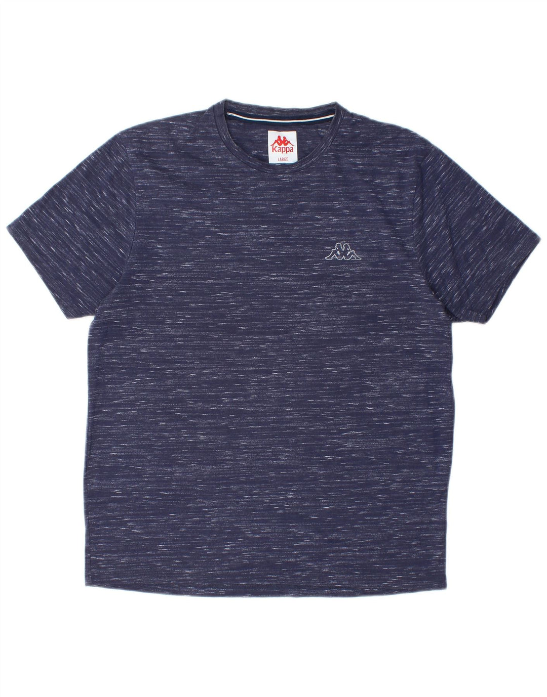 Ανδρικό T-Shirt KAPPA Top Large Navy Blue Flecked Polyester
