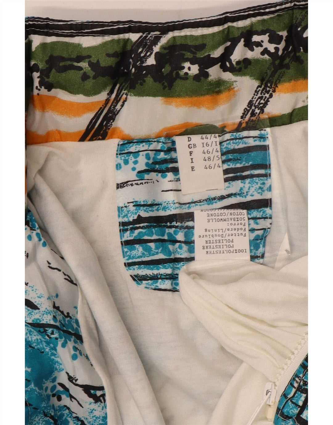 VINTAGE Γυναικεία φόρμα oversized Top Jacket UK 16 Large Blue