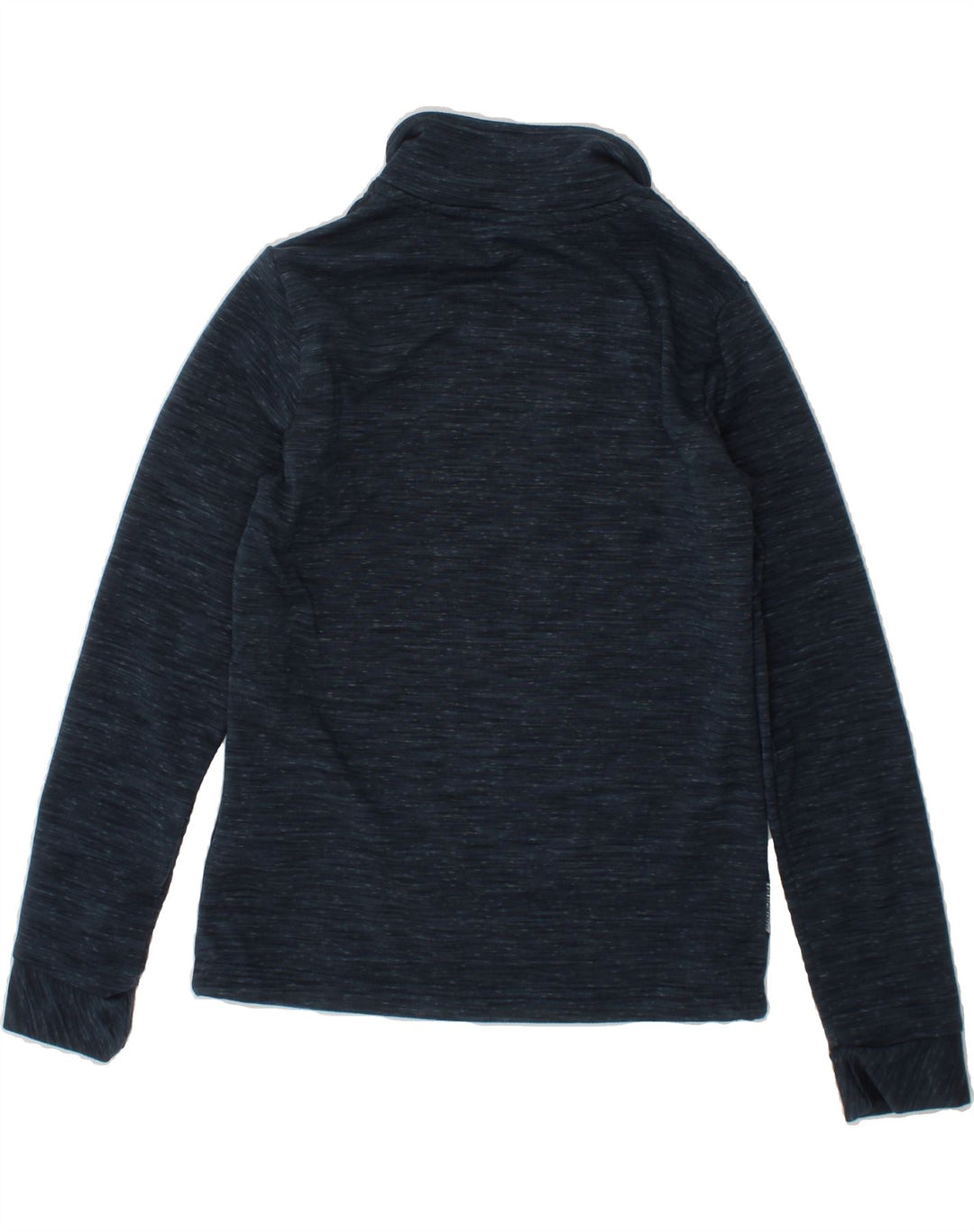 TRESPASS Boys Zip Neck Pullover Tracksuit Top 5-6 Years Navy Blue Flecked Vintage Trespass and Second-Hand Trespass from Messina Hembry 