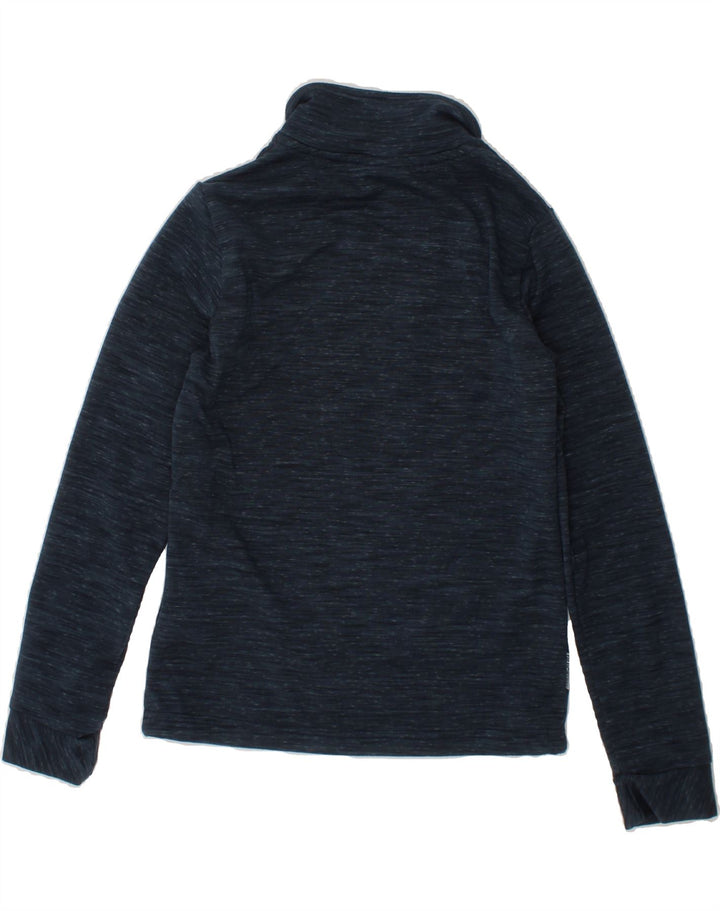 TRESPASS Boys Zip Neck Pullover Tracksuit Top 5-6 Years Navy Blue Flecked Vintage Trespass and Second-Hand Trespass from Messina Hembry 