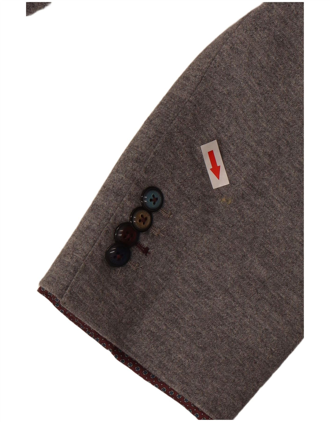 John Barritt Γυναικείο Μπουφάν Blazer με 2 Κουμπιά IT 50 XL Γκρι βαμβακερό