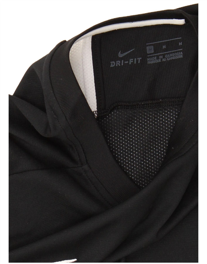 Ανδρικό T-shirt NIKE Dri Fit Top Medium Black Colourblock