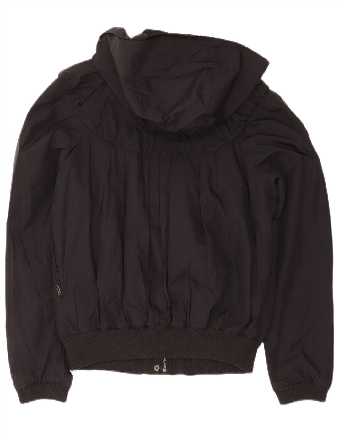 Dkny Γυναικείο Bomber Jacket UK 14 Medium Black Nylon
