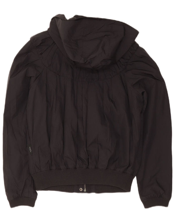 Dkny Γυναικείο Bomber Jacket UK 14 Medium Black Nylon