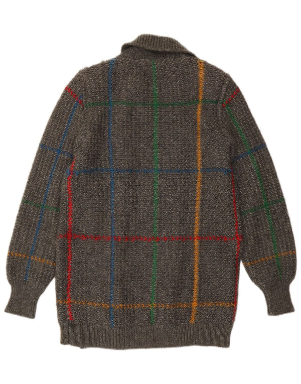 Γυναικείο πουλόβερ Iceberg Cardigan IT 42 Μεσαίο γκρι τσοκ μαλλί