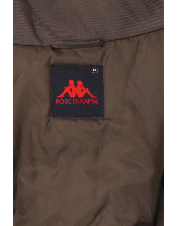 Ανδρικό Μπουφάν Kappa Windbreaker UK 42 XL Khaki Polyamide