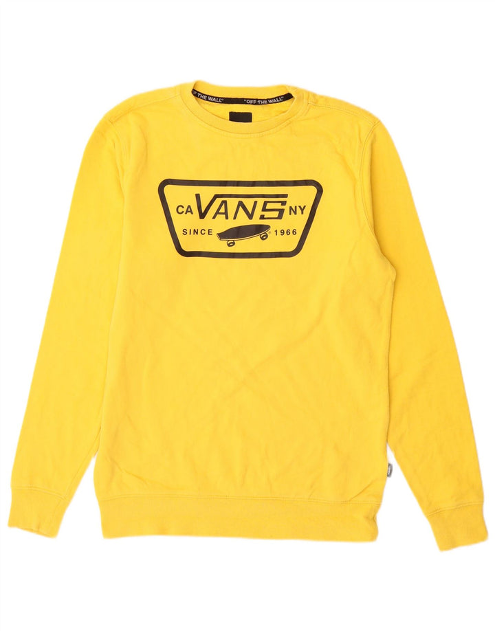 Ανδρικό γραφικό φούτερ Vans Jumper XS Yellow