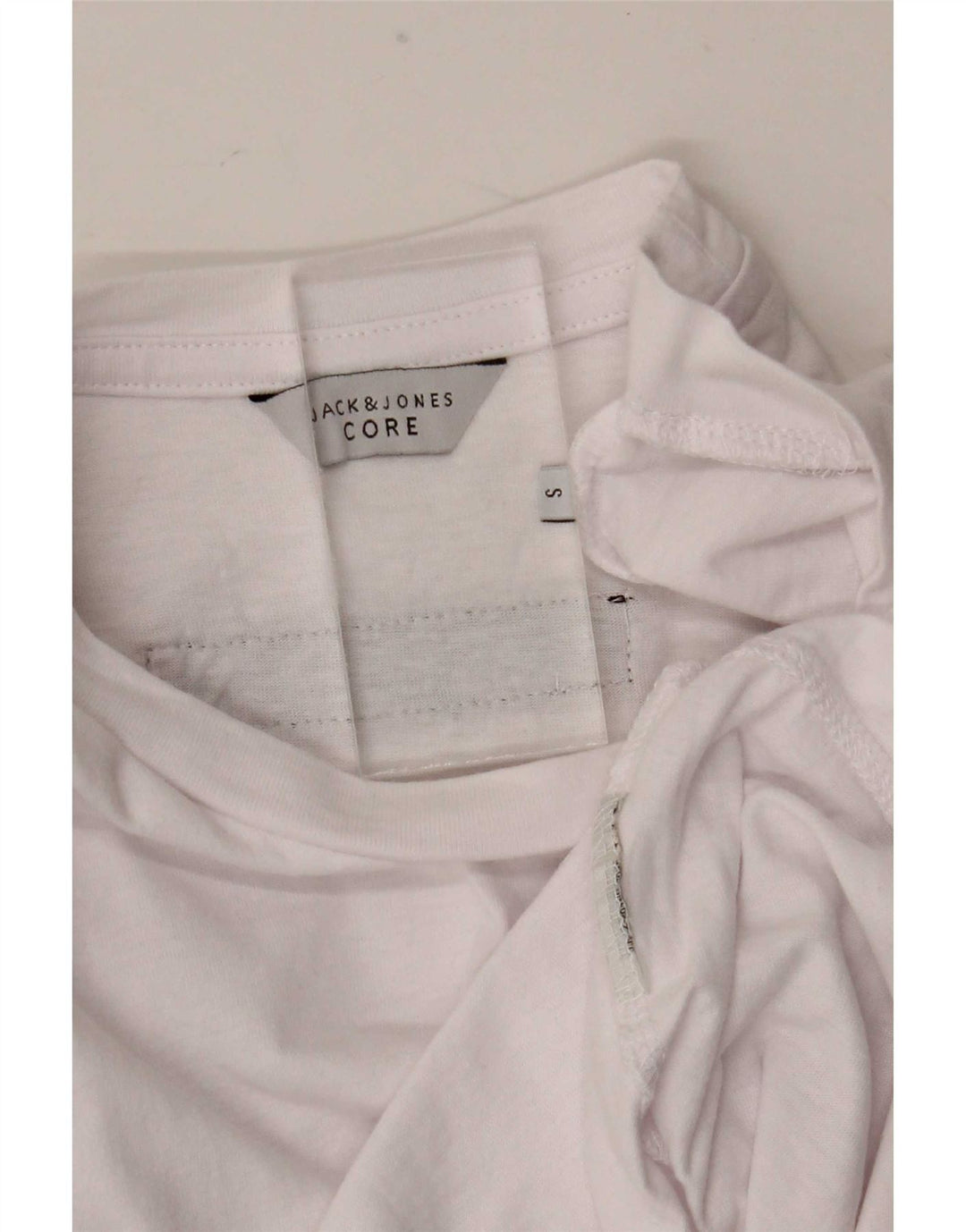 Jack & Jones Ανδρικό γραφικό μακρυμάνικο μπλουζάκι μικρό λευκό