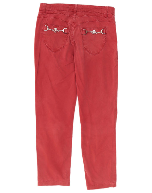 Trussardi Γυναικείο Slim Casual Παντελόνι IT 40 Small W24 L26 Red