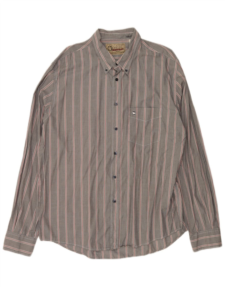 Ανδρικό πουκάμισο Murphy & Nye Sailmakers Regular Fit 3XL Grey Pinstripe