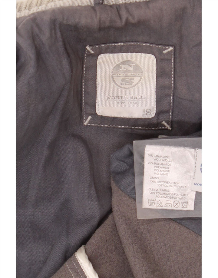 North Sails Γυναικείο μπουφάν με κουκούλα Duffle UK 10 Small Grey Wool