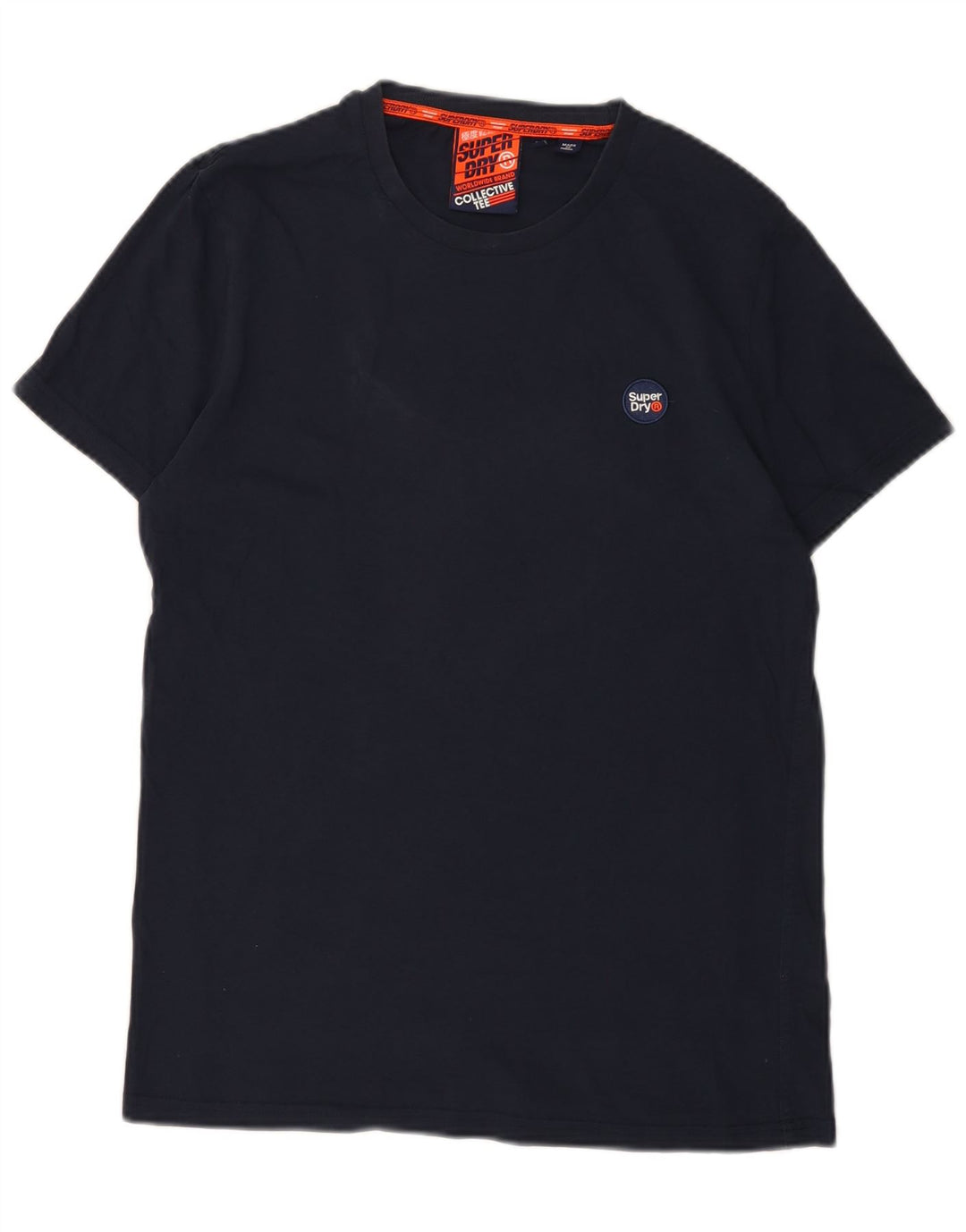 Ανδρικό T-Shirt Superdry Top Large Navy Blue από βαμβάκι