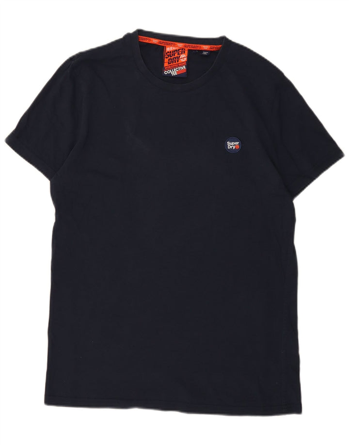 Ανδρικό T-Shirt Superdry Top Large Navy Blue από βαμβάκι