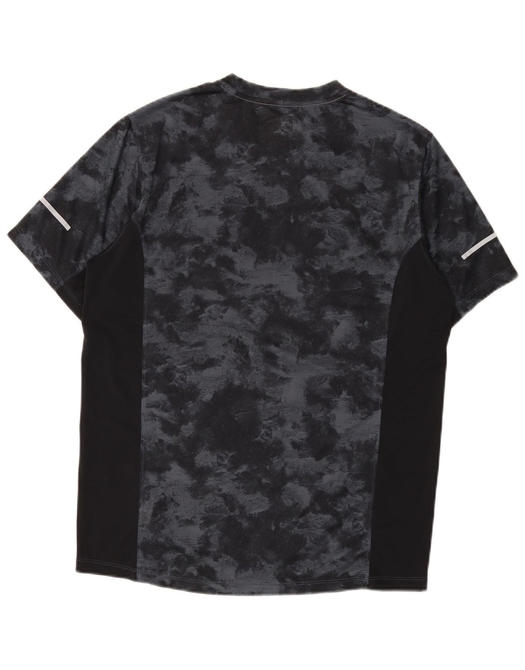 New Balance Ανδρικό T-Shirt Top Medium Black Tie Dye Polyester