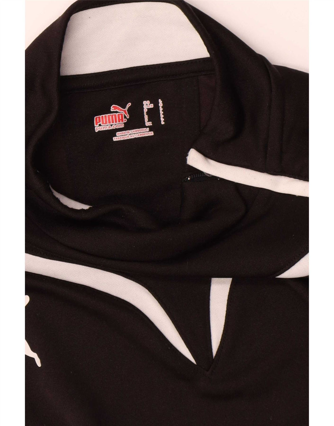 Ανδρική φόρμα πουλόβερ Puma Μπουφάν με μεγάλο μαύρο χρώμα πολυεστέρα