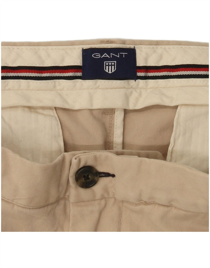 Ανδρικό ίσιο παντελόνι Chino Gant W40 L32 Beige