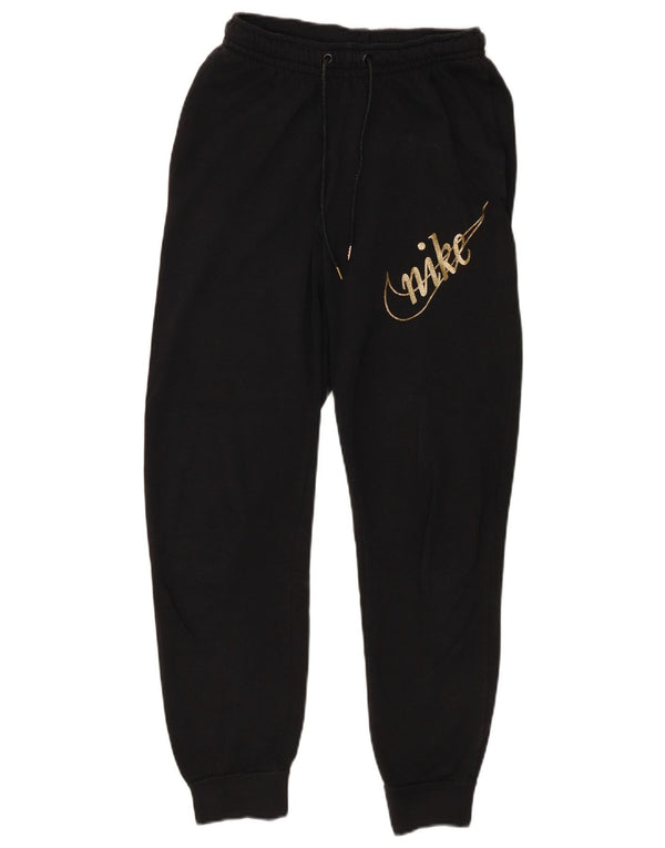 Γυναικεία αθλητική φόρμα Nike Graphic Joggers UK 6 XS Μαύρο βαμβακερό