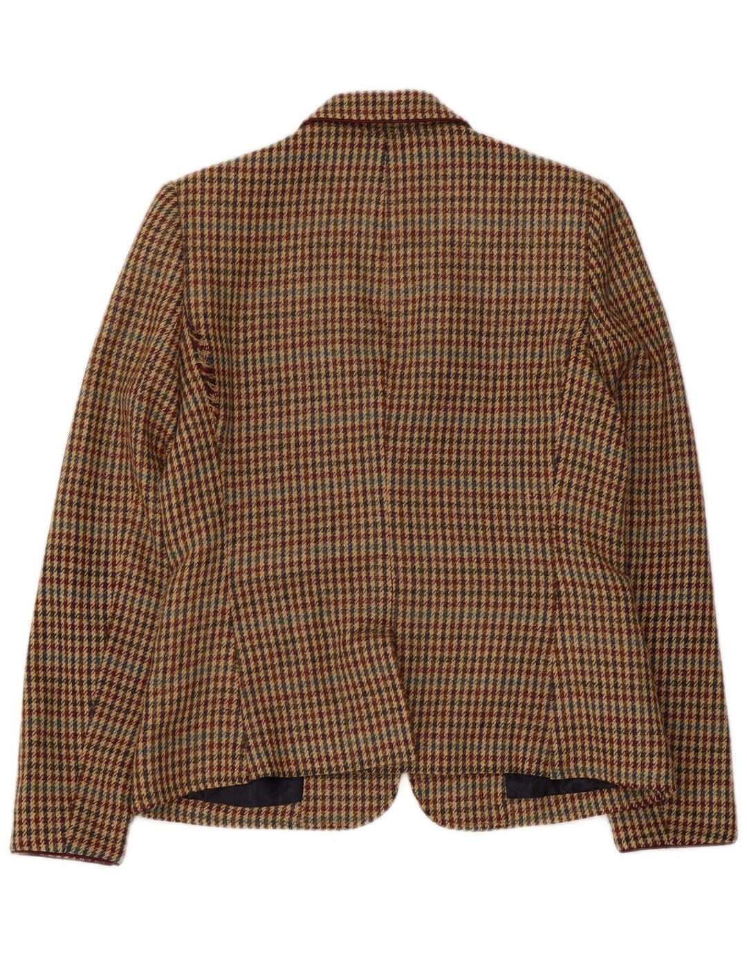 RICH & ROYAL Γυναικείο σακάκι σακάκι με 1 κουμπί EU 38 Μεσαίο καφέ Houndstooth