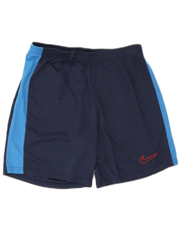 Ανδρικό αθλητικό σορτς Nike Dri Fit Slim Fit, μεγάλο μπλε ναυτικό χρώμα